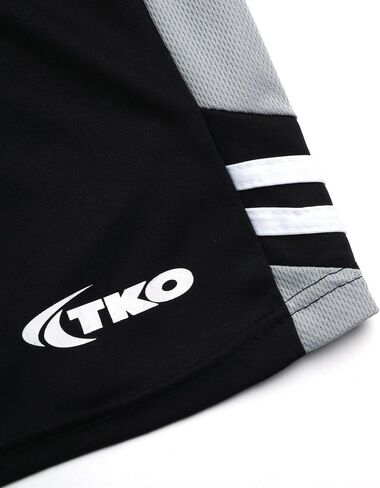 TKO Boys Athletic Shorts - 6 Pack Active Performance Quick Dry Mesh Basketball Shorts for Boys with Elastic Waistband in Kuwait