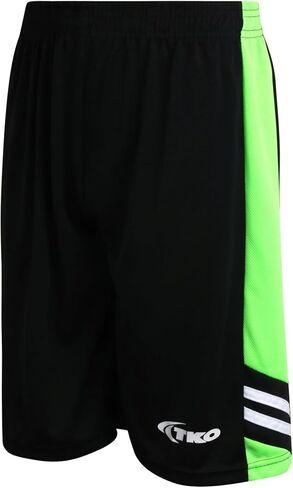 TKO Boys Athletic Shorts - 6 Pack Active Performance Quick Dry Mesh Basketball Shorts for Boys with Elastic Waistband in Kuwait