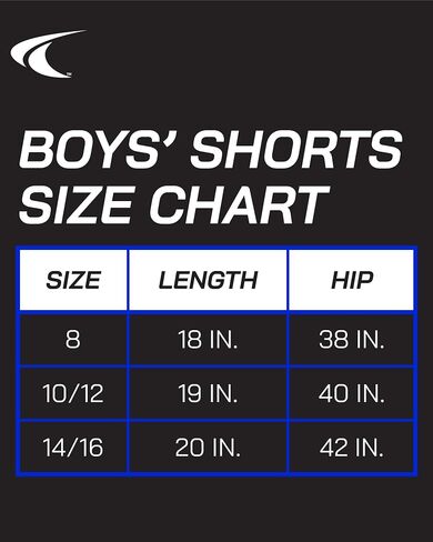 TKO Boys Athletic Shorts - 6 Pack Active Performance Quick Dry Mesh Basketball Shorts for Boys with Elastic Waistband in Kuwait
