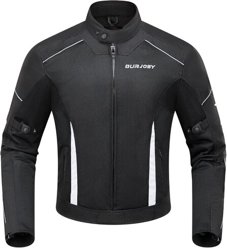 Mesh Motorcycle Jacket for Men, Summer Motorbike Biker Jacket, Reflective Lightweight Breathable Riding Jacket in Kuwait