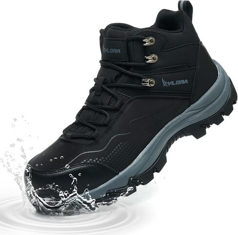 Waterproof Steel Toe Boots for Men Wide Width Non Slip Work Boots Lightweight Slip Resistant Safety Shoes Indestructible Construction Composite Toe Sneakers in Kuwait