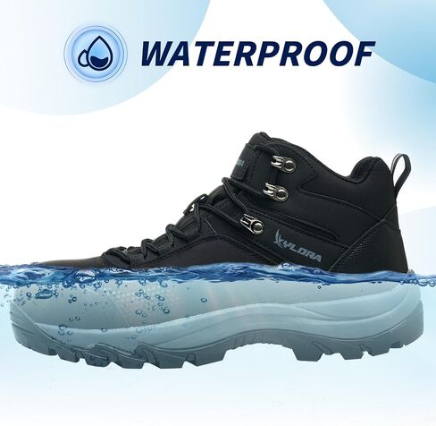 Waterproof Steel Toe Boots for Men Wide Width Non Slip Work Boots Lightweight Slip Resistant Safety Shoes Indestructible Construction Composite Toe Sneakers in Kuwait
