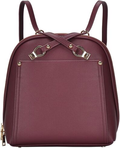 Miztique The Daisy Convertible Backpack Purse for Women (Black) | Soft Vegan Leather Shoulder Strap Bag or Convertible Backpack | 10.5in x 4in x 11.5in | in Kuwait