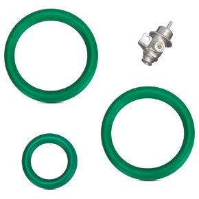 17113552 حقن الوقود السكك الحديدية للوقود O-Ring For لعام 1999-2007 مركبة شيفروليه ، GMC ، بونتياك و Oldsmobile ، ختم السكك الحديدية للوقود لمنع تسرب الوقود واستعادة كفاءة المحرك (3 حلقات O)