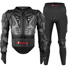 BMX Armor Jacket & Pants Set - Lightweight Bike Protective Gear, Cycling Armor Suit, Full Body Protection for Men & Women, Rollerblading, Skateboarding, Dirt Bike Riding