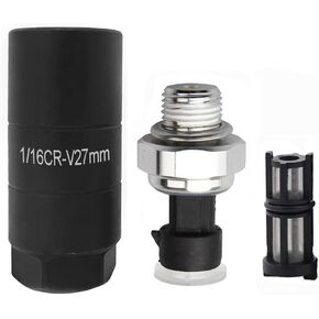 12677836 Oil Pressure Sensor and Socket for Chevy Silverado 1500 2500 3500,Express,Corvette,Suburban,Avalanche,Impala,Tahoe,Trailblazer& GMC Sierra,Savana,Yukon,Envoy&Cadillac,CTS,Escalade