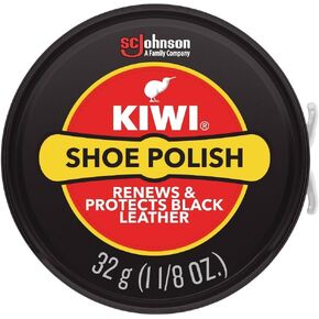 Kiwi 10111 1-1/8 أوقية تلميع الأحذية الأسود