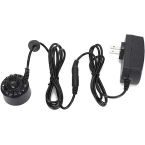 صانع Mist Mist Mist Mistarium البلاستيكي Fogger Foundain Pond Pond Machine Mister Pet Mist Maker LED