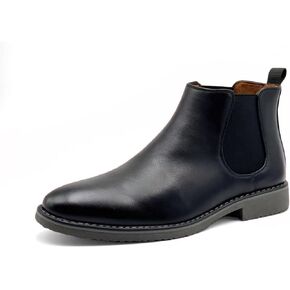 Finishing & Sewing Men's Chelsea Boots, Smart Casual Slip On Ankle Boots