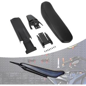 مقعد موسع مع مجموعة Fender for Surron Light Bee ، 21 '' 'Cushion + Inner Fender + Fender الخلفي مع أقواس معدنية للدراجة الترابية Srron Light Be و X - Black