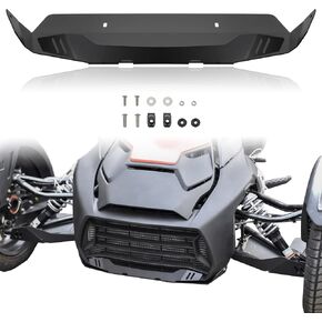 Aluminum Skid Plate for Can-Am Ryker - Front Radiator Protector & Lower Bump Lip for Ryker 600 900 Sport & Rally Edition Accessories(1PC, Replace #219400999)
