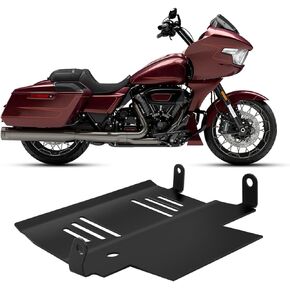 Skid Plate for Harley Touring Road Glide FLTRX/FLTRXSTSE,CVO Road Glide FLTRXSE,Street Glide FLHX,Street Glide Special FLHXSE 2024-UP Lower Engine Chassis Protection Guard, Black