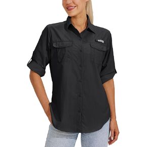 Willit Women's UPF 50+ Sun Protection Shirts Long Sleeve Fishing Shirts SPF Quick Dry Hiking Outdoor Shirts