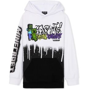 Minecraft Creeper Hoodie - Boys' & Teenagers' Gaming Hoodie - Ages 5-14