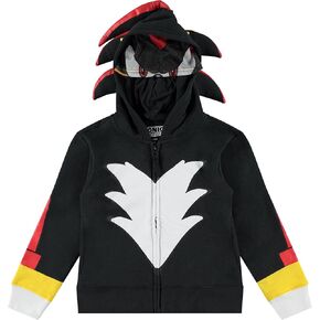 الأولاد سونيك ظل القنفذ ، ذيول ومفاصل Cosplay zip Up Fleece Hoodie-Poys 4-20
