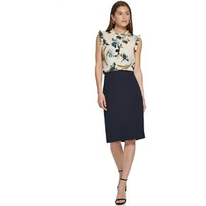 DKNY Women's Business Casual Knee-Length Pencil Skirt