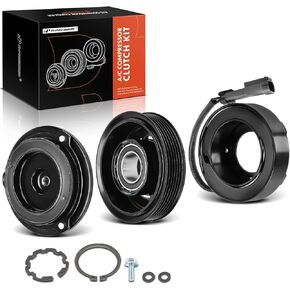 A-Premium Air Complementer AC AC Kit Kit Clutch Citnable مع Chevrolet Silverado 2500 HD Classic ، Express 1500 2500 3500 4500 & GMC Sierra 2500 3500 HD ، Savana 1500 2500 3500 4500