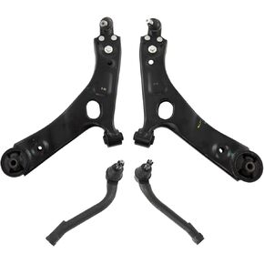 TRQ Front Steering and Suspension Kit Arm مع قضيب التعادل المفصل المتوافق مع 2010-2015 Hyundai Tucson 2011-2016 Kia Sportage