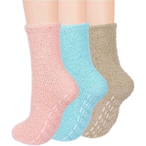 Century Star Anti Slip Plush Clipper Socks Soft Socks Women Yoga Pilates Soft Warm Dark Dark For Christmas
