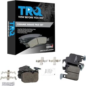 TRQ Brake Pads Ceramic Compatible with 12-20 BMW
