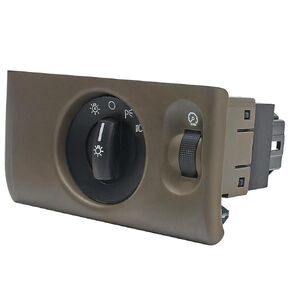 Headlight Switch Compatible with Ford F150 2004-2008 and for Ford Raptor, 5L3Z-11654-DAB 5L3Z11654DAB Dash Car Headlamp Dimmer Low Beam Instrument Panel Knob Control Switch