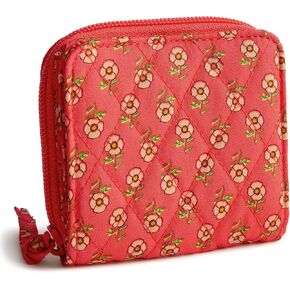 Vera Bradley Premium Cotton Small Zip-Around Wallet