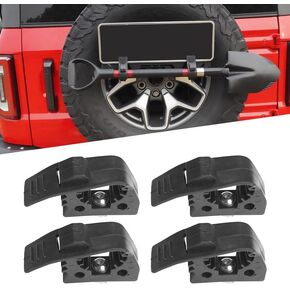 Musixia 4pcs Quick Release release refer rolder clamp clamp mount kit kit fits for rock rock من 1 "~ 1.9" أدوات ومعدات قطرها ، عالمي للسيارات على الطرق الوعرة UTVS ATVS Van Trucks Trucks Train