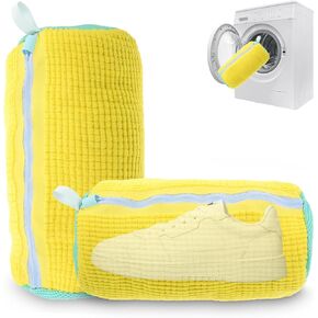 2PCS Shoe Washing Machine Bag, Durable Shoe Bag for Washing Machine, Fits All Shoe Sizes, Easy to Use Shoe Cleaning Bag