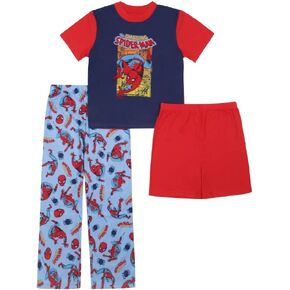 Marvel Boys' 3-Piece Loose-fit Pajama Set, Soft & Cute for Kids in Kuwait
