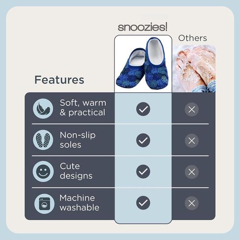 Snoozies Skinnies Slipper Scleper Slippers ، قابلة للطي للنساء ، الجوارب غير المنزلق للسفر والداخل - Daisy مشرق in Saudi Arabia