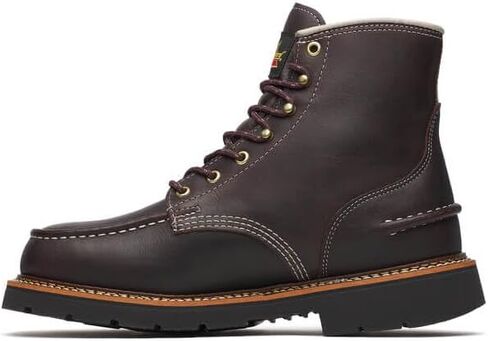 Thorogood 1957 Flyway 6" Waterproof Moc Toe Hunting Boots for Men - Premium Full-Grain Leather with Slip-Resistant Heel Outsole and Shock-Absorbing Footbed in Saudi Arabia