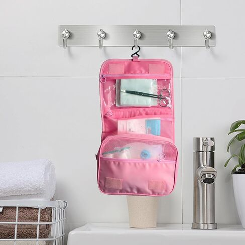 Exquisite Travel Bag for Ostomy and Colostomy Supplies - The Ultimate Choice for Post - Surgery Individuals, Featuring Hanging Setup and Stylish Covers Tailored for Women (Pink) in Saudi Arabia