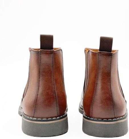 Finishing & Sewing Men's Chelsea Boots, Smart Casual Slip On Ankle Boots in Saudi Arabia