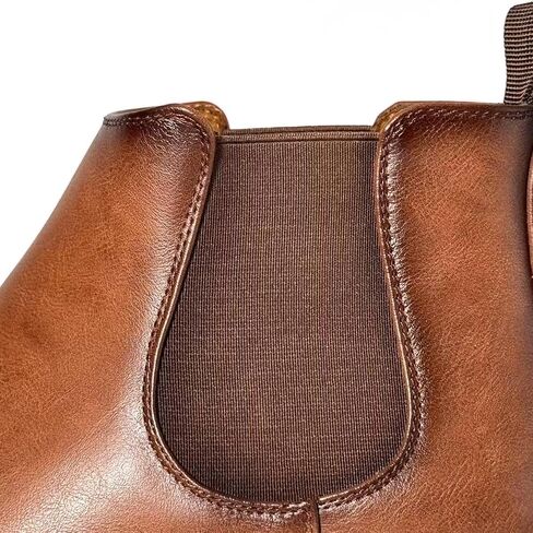Finishing & Sewing Men's Chelsea Boots, Smart Casual Slip On Ankle Boots in Saudi Arabia