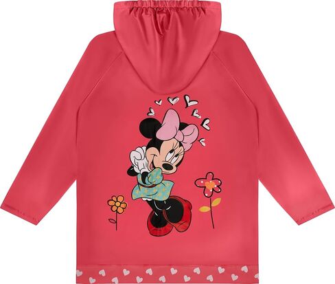 Disney Girls' Minnie Mouse Pink Hooded Rain Slicker in Kuwait
