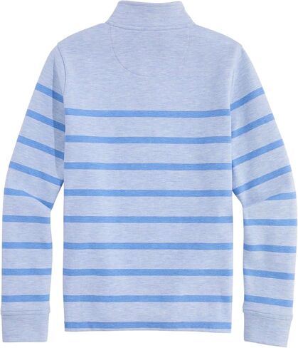 vineyard vines Boys' Breton Stripe Saltwater Quarter-Zip in Saudi Arabia