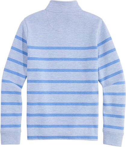 vineyard vines Boys' Breton Stripe Saltwater Quarter-Zip in Saudi Arabia