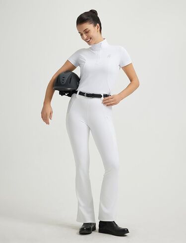 FitsT4 Sports Women's Bootcut Horse Riding Pants Full Seat Equestrian Breeches Summer Riding Tights in Kuwait