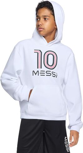 Boys' Long Sleeve, Standard Fit Hoodie Sweatshirt, Comfortable Fleece in Saudi Arabia