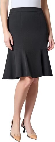 Kasper Women's Side Zip Flare Skirt in Saudi Arabia