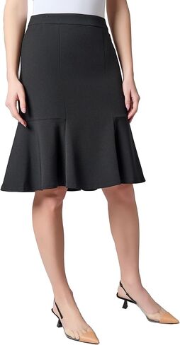 Kasper Women's Side Zip Flare Skirt in Saudi Arabia