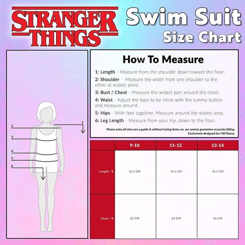 Stranger Things Girls Swimming Costume Summer Holiday Essentials Long Sleeve Childrens Swimwear in Saudi Arabia