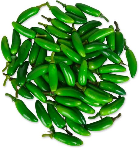 60pcs Simulation Artificial Lifelike Small Chili Fake Vegetable Red Yellow Green Pepper for Home Kitchen Decoration (Multi Color) in Kuwait