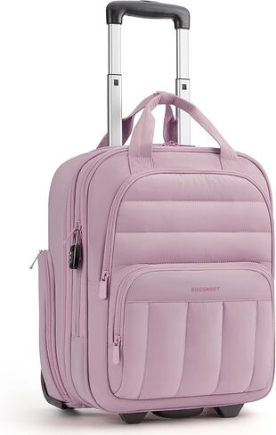 BAGSMART Small Underseat Carry on Luggage with Wheels, 16 inch Small Under Seat Luggage, Lightweight Travel Suitcase for Women, Classic in Kuwait