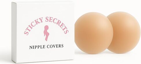 Non-Sticky Nipple Covers for Women Non Adhesive, Washable and Re-usable, Medical Grade Silicone Breast Petals in Saudi Arabia
