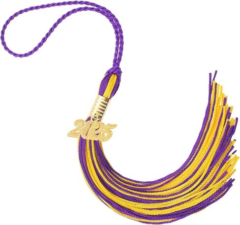 شرابة التخرج 2025، شرابة قبعة التخرج 2025، شرابة التخرج 2025، شرابة التخرج 2025 مع سحر التاريخ الذهبي لعام 2025 لقبعة التخرج، إكسسوارات احتفالات ساحرة للخريجين، أزرق أبيض in Kuwait