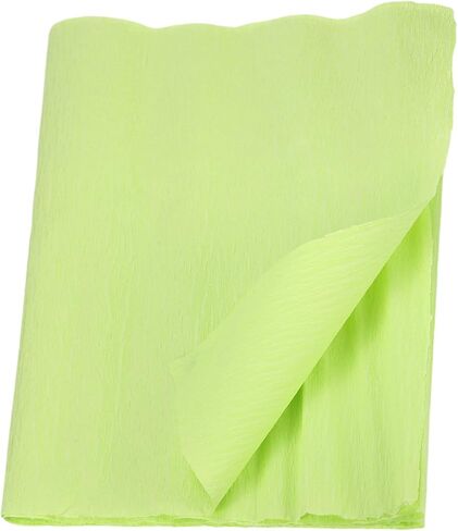MECCANIXITY Crepe Paper Roll 7.5ft Long 20 Inch Wide for Wedding Ceremony Various Large Festivals Decoration, White in Saudi Arabia