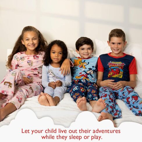 Marvel Boys' 3-Piece Loose-fit Pajama Set, Soft & Cute for Kids in Kuwait