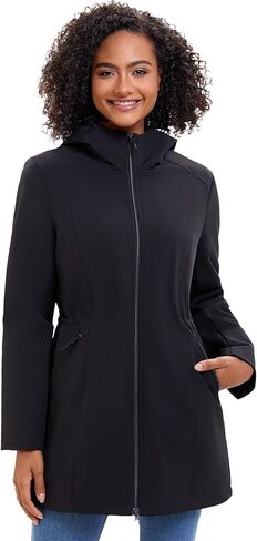 ROYAL MATRIX Women's Waterproof Rain Jacket Lightweight Hooded Breathable Windbreaker Softshell Jacket in Saudi Arabia